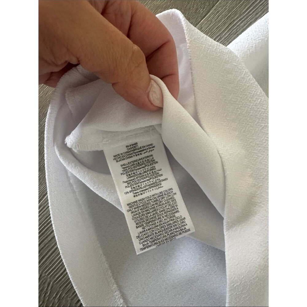 BCBGeneration White Ruffle Strap Mini Dress - Picture 2 of 7